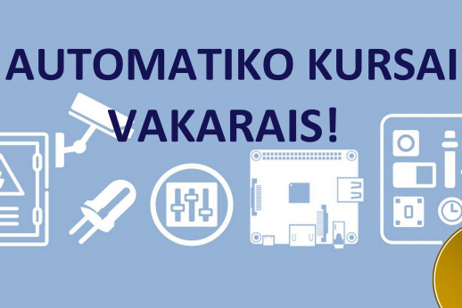 Naujiena – automatiko kursai vakarais! Naujiena – automatiko kursai vakarais!