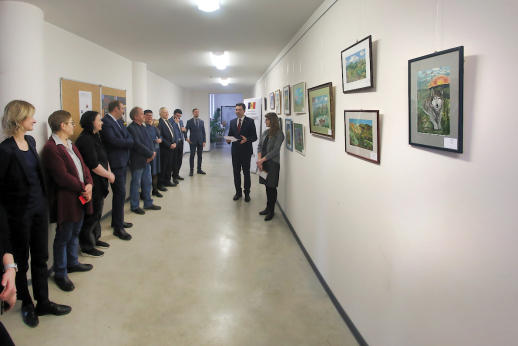 VTDK prieigose – gamtos ramybė: atidaryta menininkės iš Moldovos paroda