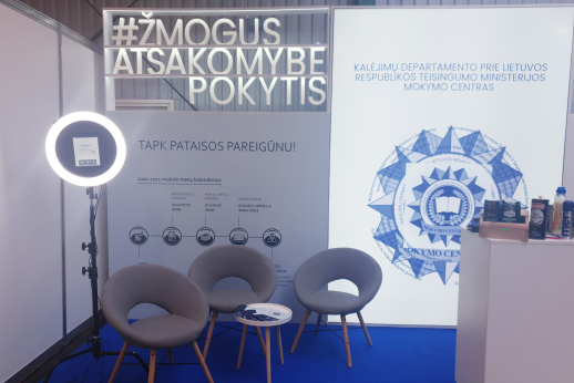 Tarptautinėje parodoje buvo pristatyta pataisos pareigūno profesija 