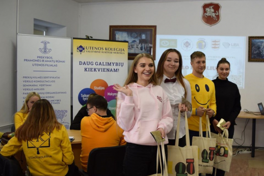 Studentų verslumą skatinantys renginiai Utenos kolegijoje Studentų verslumą skatinantys renginiai Utenos kolegijoje