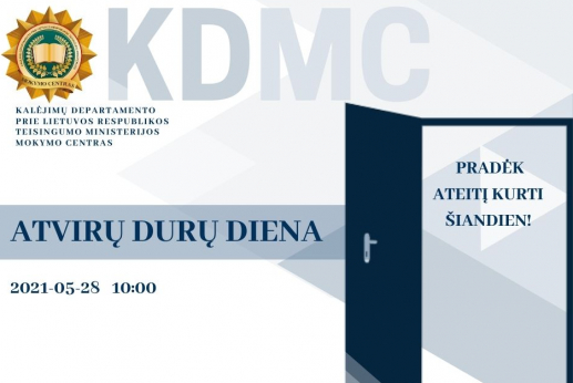 Kviečiame į virtualų atvirų durų renginį gegužės 28 d. Kviečiame į virtualų atvirų durų renginį gegužės 28 d.
