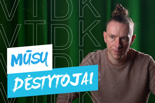 Dėstytojas V. Gradeckas: filmo idėja gimė darbuojantis VTDK su studentais