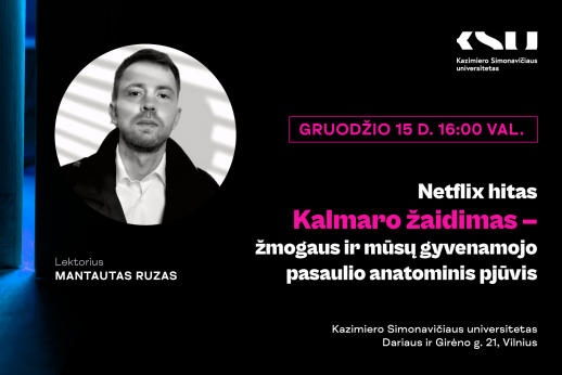 KSU kviečia į paskaitą apie „Netflix“ hitą – „Kalmaro žaidimas“