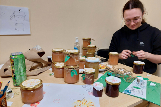 Nuo kolegijos sodo obuolių – iki savo sukurto produkto