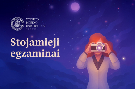 Informacija apie stojamuosius egzaminus VDU
