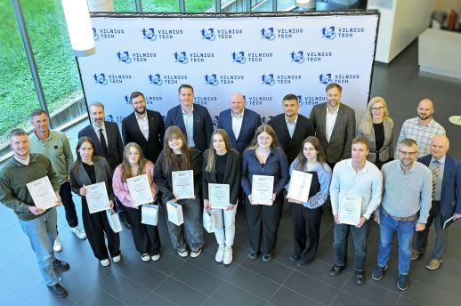 Lietuvos geotechnikos draugija skyrė stipendijas VILNIUS TECH studentams Lietuvos geotechnikos draugija skyrė stipendijas VILNIUS TECH studentams