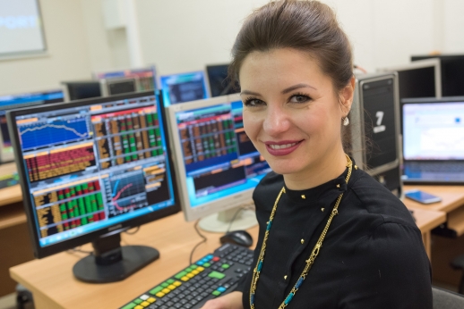 KTU viešėjo JAV bendrovės „Bloomberg“ atstovė KTU viešėjo JAV bendrovės „Bloomberg“ atstovė
