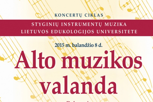LEU vyks koncertas „Alto muzikos valanda“