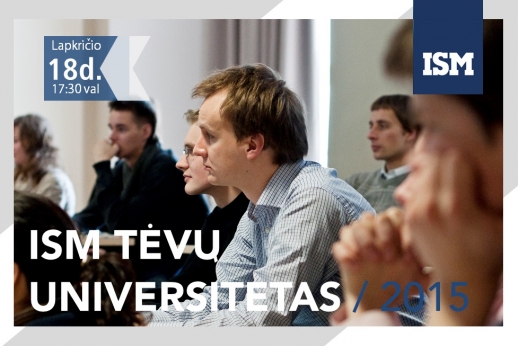 ISM Tėvų universitetas 2015