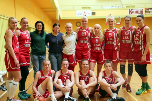 LSU krepšininkės kovos LSKL finale LSU krepšininkės kovos LSKL finale
