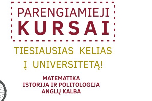 VU KHF: Parengiamieji kursai abiturientams