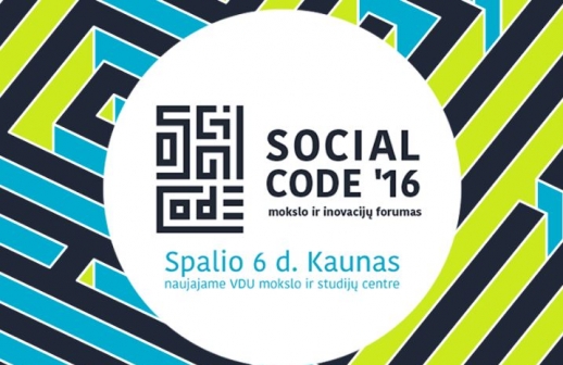 VDU mokslo ir inovacijų forumas „SOCIAL CODE“