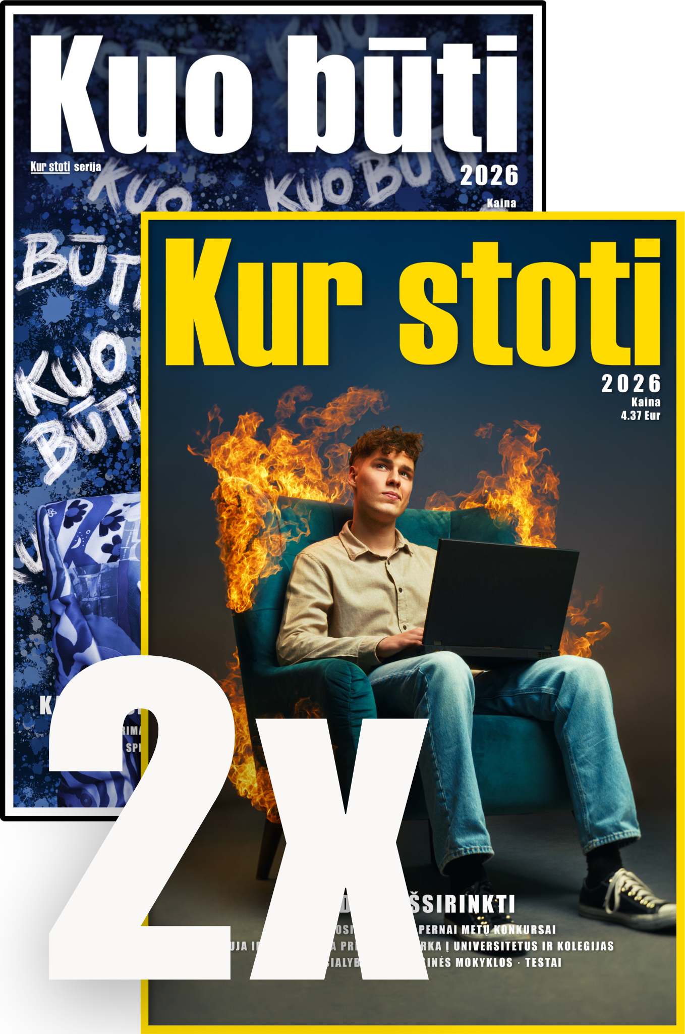 2 žurnalų komplektas